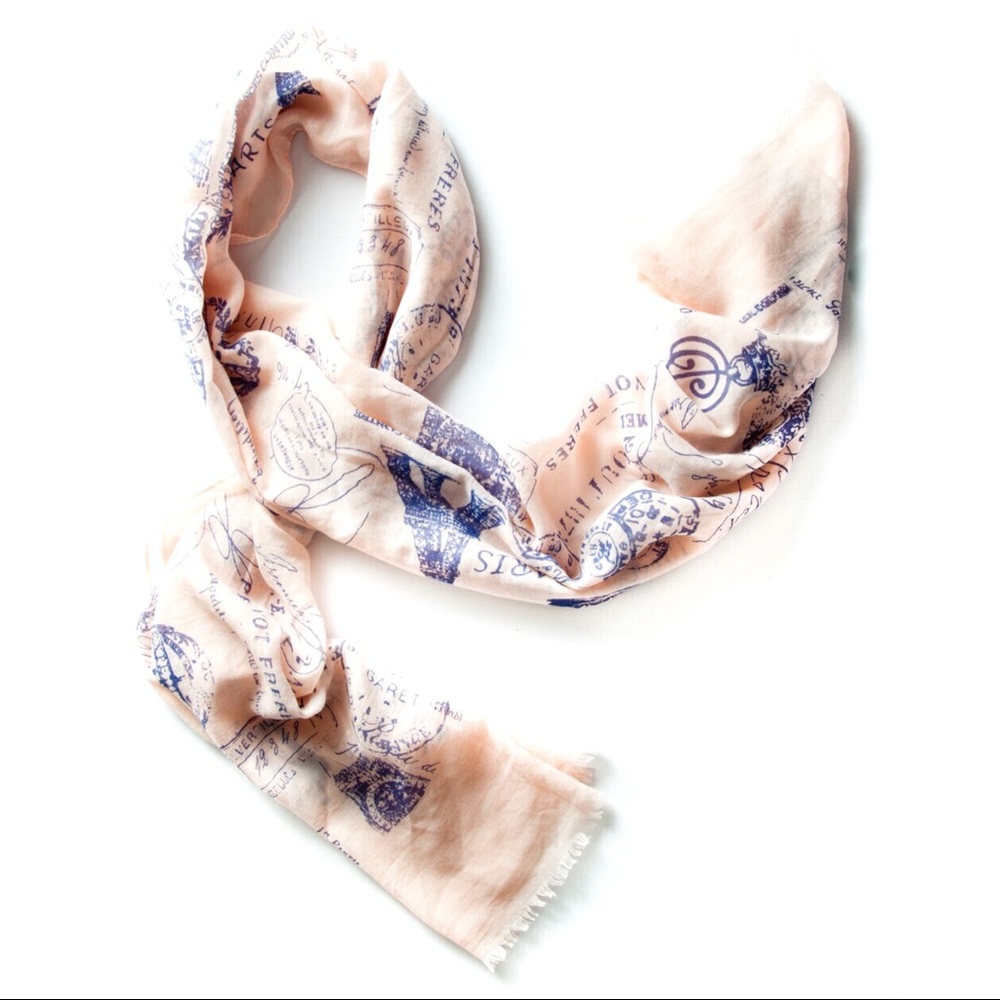 French Print Scarf